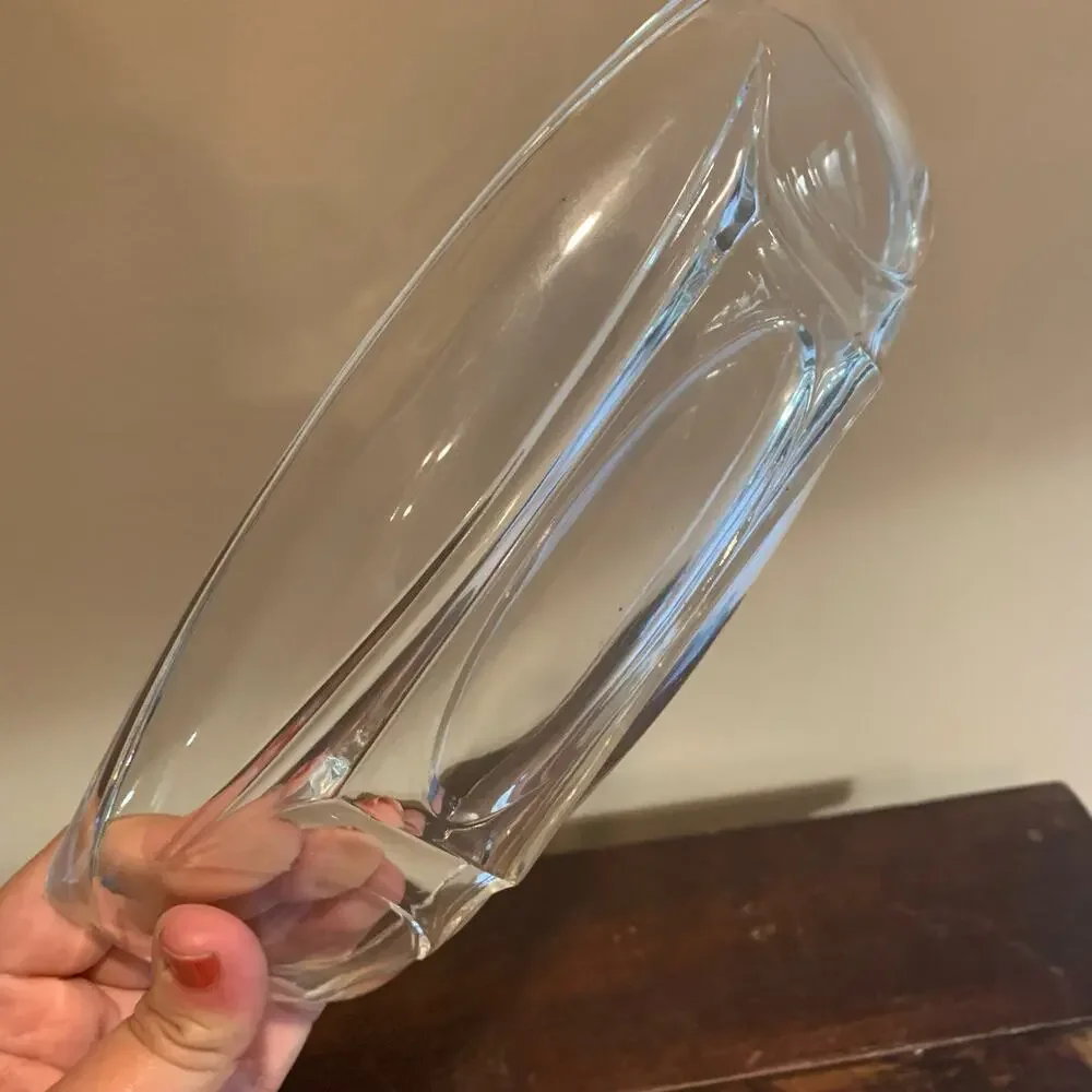 1960s Hazel Atlas Clear‎ Colony Glass Serving Relish Rectangular Dish